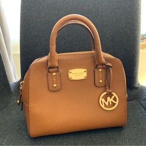 Michael Kors Saffiano Leather Sm Crossbody Satchel